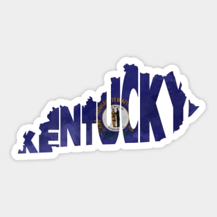 Kentucky Typo Map Sticker